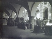 Mercato delle castagne di fine '800