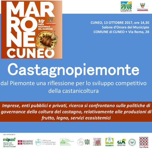 Immagine locandina convegno Castagnopiemonte Immagine locandina convegno Castagnopiemonte